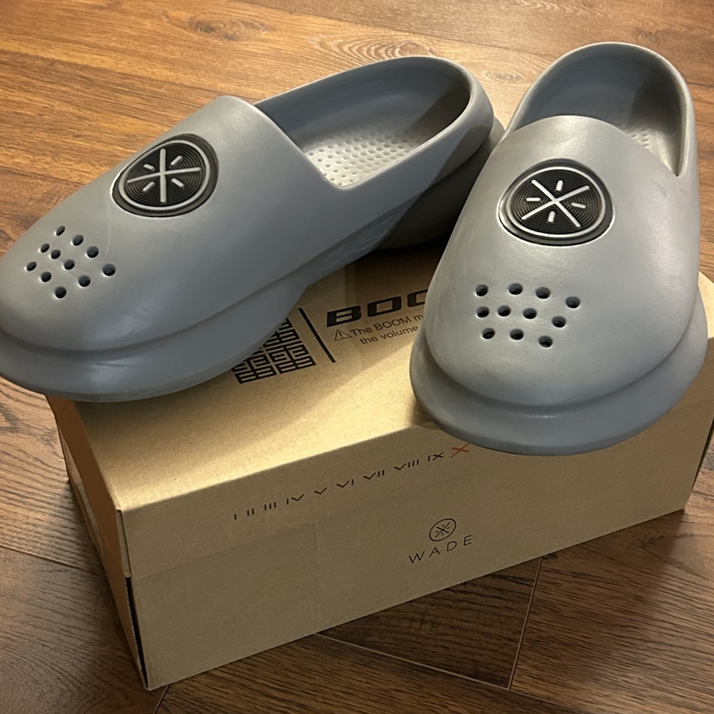 Way of Wade Grey Slip-On Shoes